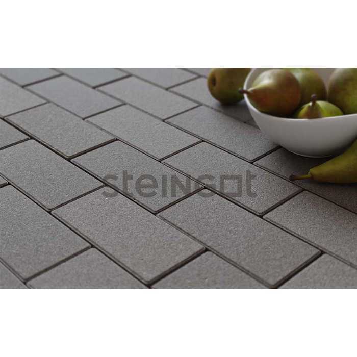 Плитка тротуарная Steingot Моно, Прямоугольник, серый, 200х100х100 мм